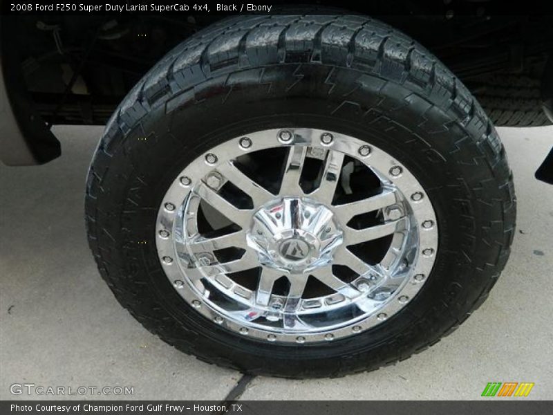 Black / Ebony 2008 Ford F250 Super Duty Lariat SuperCab 4x4