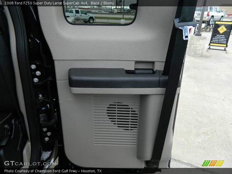 Black / Ebony 2008 Ford F250 Super Duty Lariat SuperCab 4x4