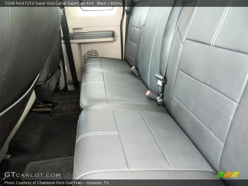 Black / Ebony 2008 Ford F250 Super Duty Lariat SuperCab 4x4