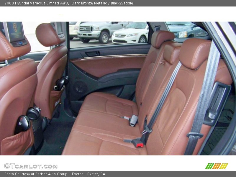 Dark Bronze Metallic / Black/Saddle 2008 Hyundai Veracruz Limited AWD