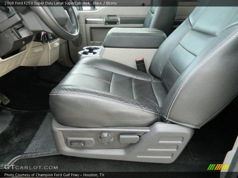 Black / Ebony 2008 Ford F250 Super Duty Lariat SuperCab 4x4
