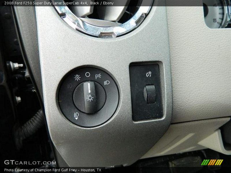 Black / Ebony 2008 Ford F250 Super Duty Lariat SuperCab 4x4