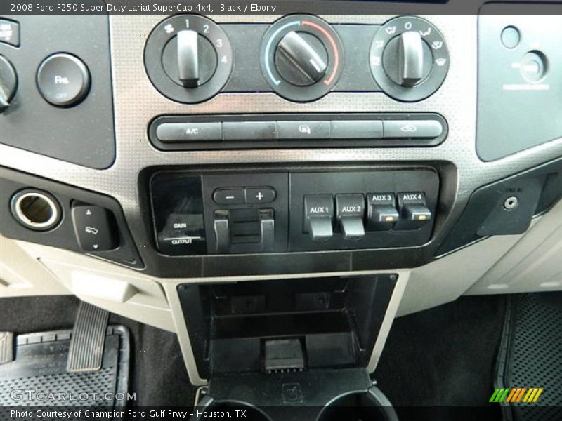 Black / Ebony 2008 Ford F250 Super Duty Lariat SuperCab 4x4