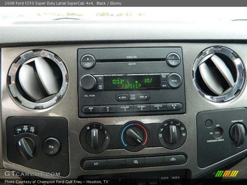 Black / Ebony 2008 Ford F250 Super Duty Lariat SuperCab 4x4