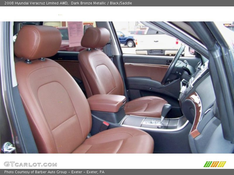 Dark Bronze Metallic / Black/Saddle 2008 Hyundai Veracruz Limited AWD