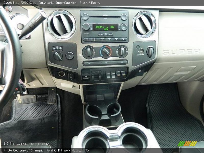 Black / Ebony 2008 Ford F250 Super Duty Lariat SuperCab 4x4