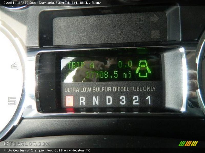 Black / Ebony 2008 Ford F250 Super Duty Lariat SuperCab 4x4