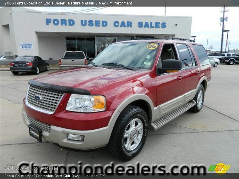 Redfire Metallic / Medium Parchment 2006 Ford Expedition Eddie Bauer