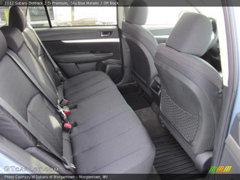 Sky Blue Metallic / Off Black 2012 Subaru Outback 2.5i Premium