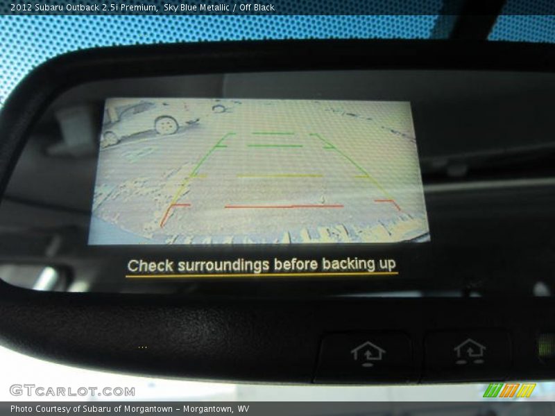 Sky Blue Metallic / Off Black 2012 Subaru Outback 2.5i Premium