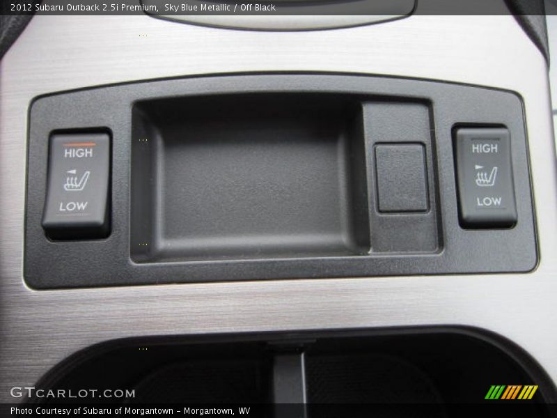 Sky Blue Metallic / Off Black 2012 Subaru Outback 2.5i Premium