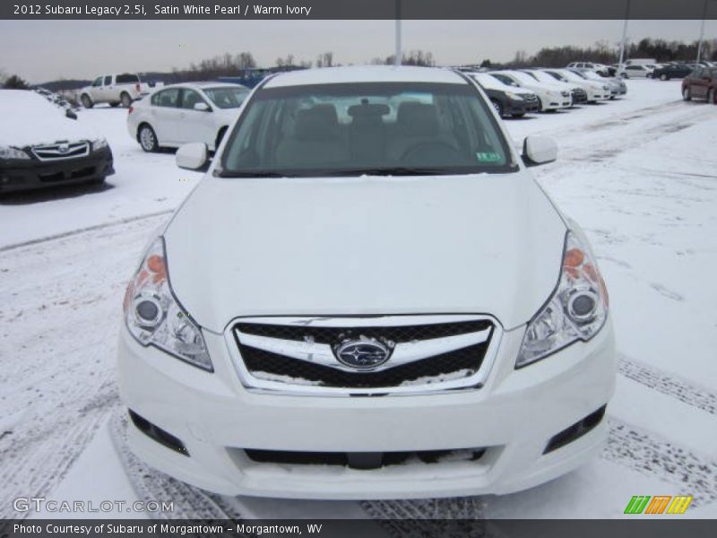 Satin White Pearl / Warm Ivory 2012 Subaru Legacy 2.5i