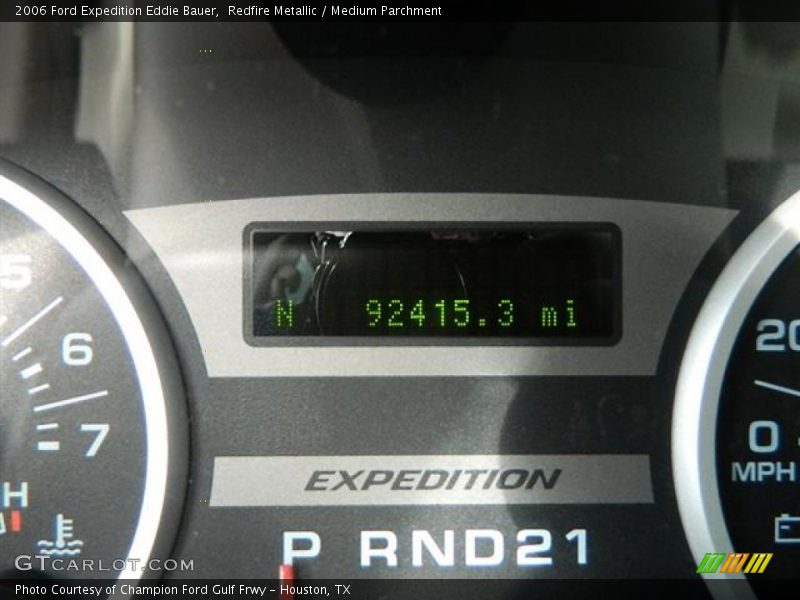 Redfire Metallic / Medium Parchment 2006 Ford Expedition Eddie Bauer