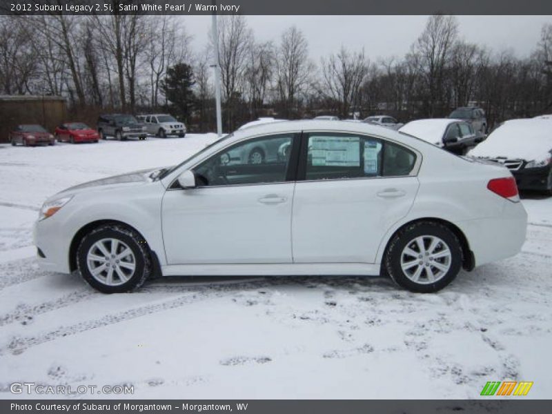 2012 Legacy 2.5i Satin White Pearl