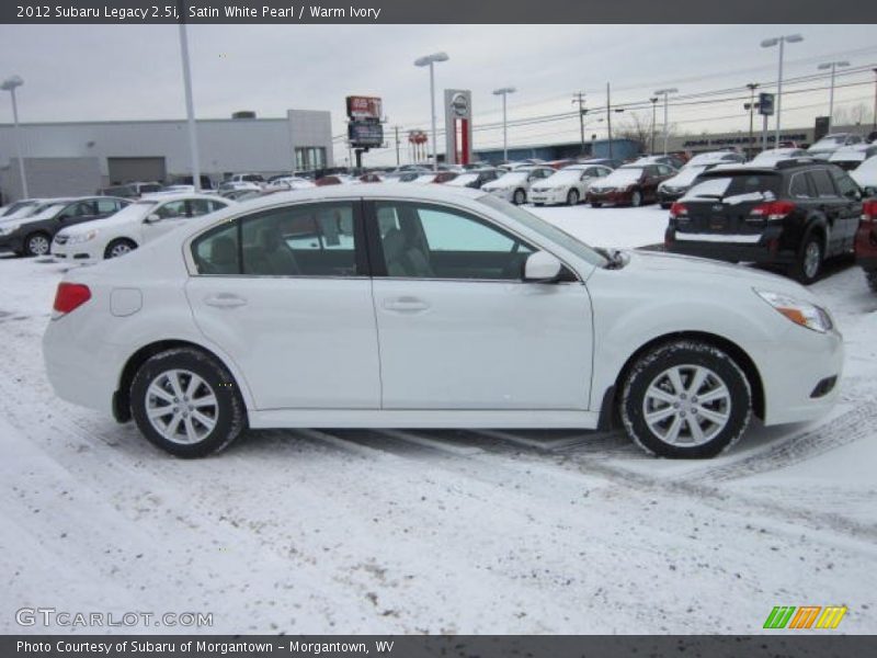 Satin White Pearl / Warm Ivory 2012 Subaru Legacy 2.5i