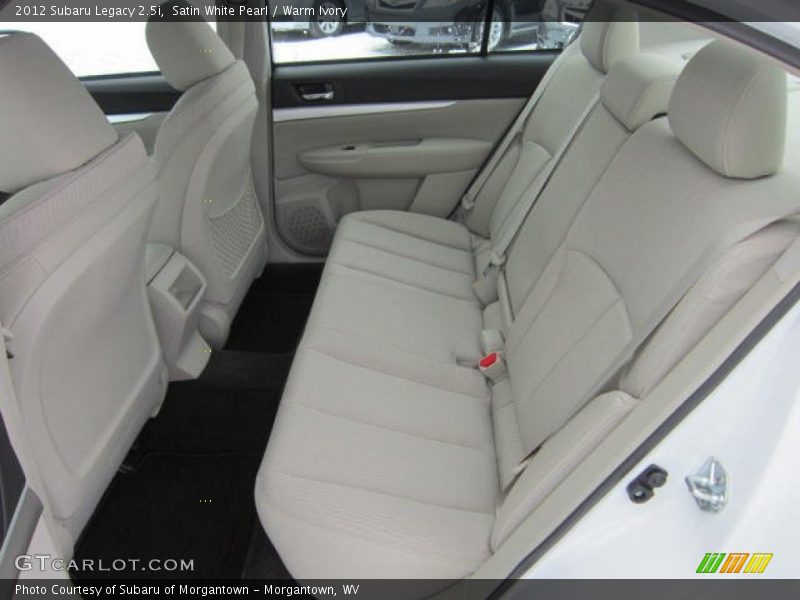Satin White Pearl / Warm Ivory 2012 Subaru Legacy 2.5i