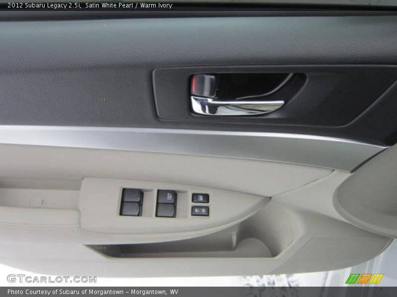 Satin White Pearl / Warm Ivory 2012 Subaru Legacy 2.5i