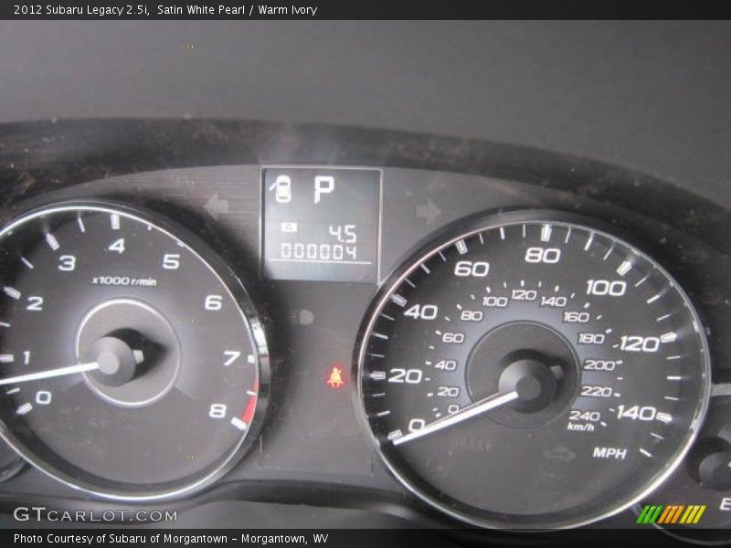 Satin White Pearl / Warm Ivory 2012 Subaru Legacy 2.5i