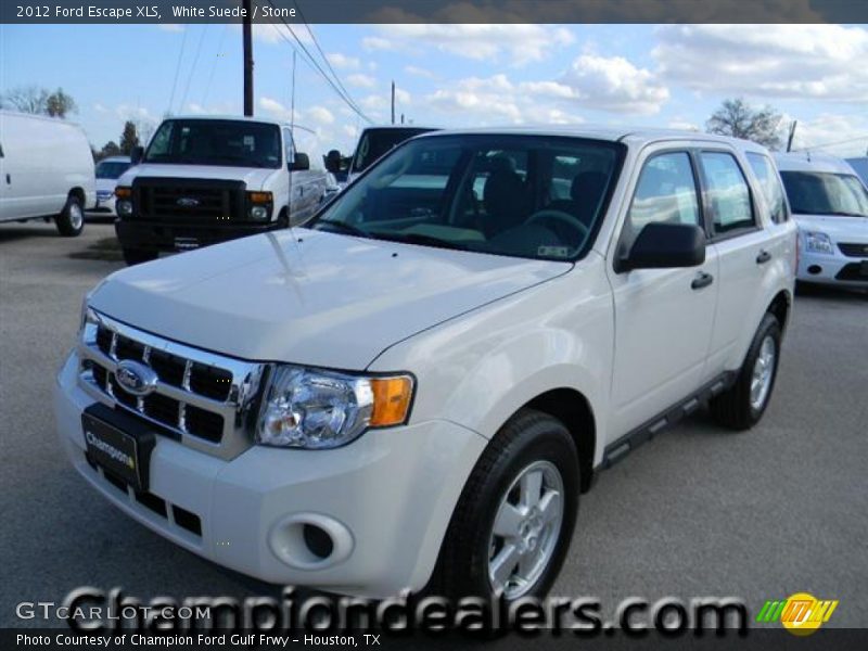 White Suede / Stone 2012 Ford Escape XLS