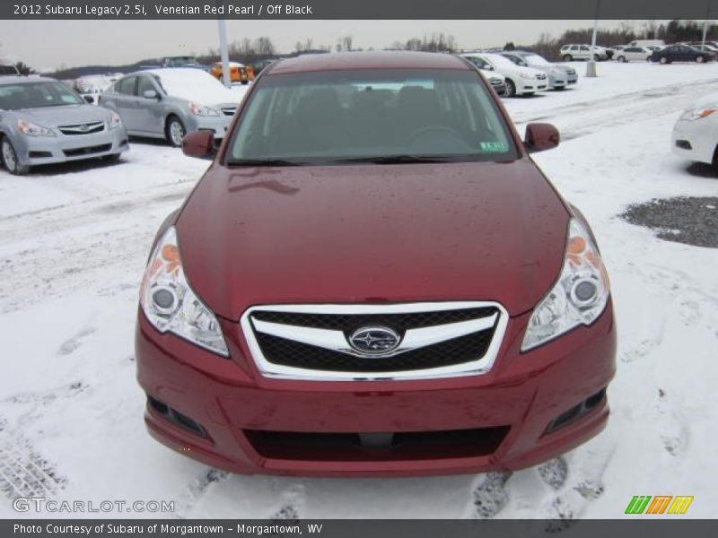 Venetian Red Pearl / Off Black 2012 Subaru Legacy 2.5i