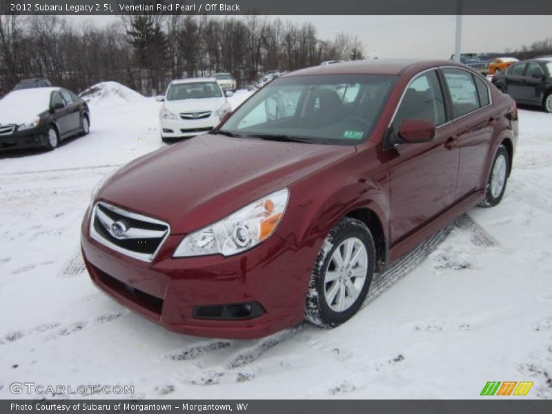 Venetian Red Pearl / Off Black 2012 Subaru Legacy 2.5i