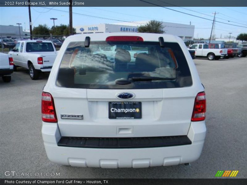 White Suede / Stone 2012 Ford Escape XLS