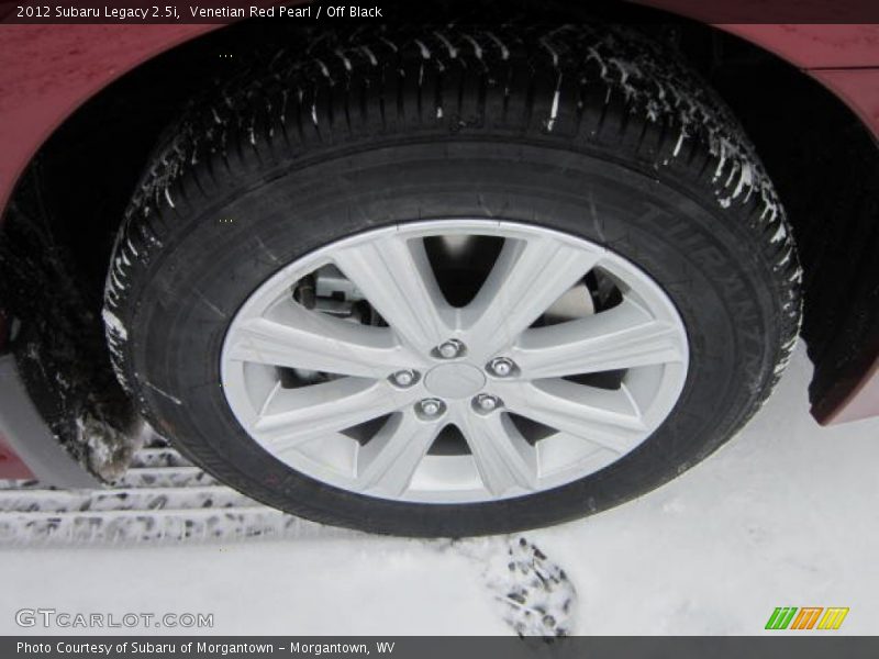 Venetian Red Pearl / Off Black 2012 Subaru Legacy 2.5i