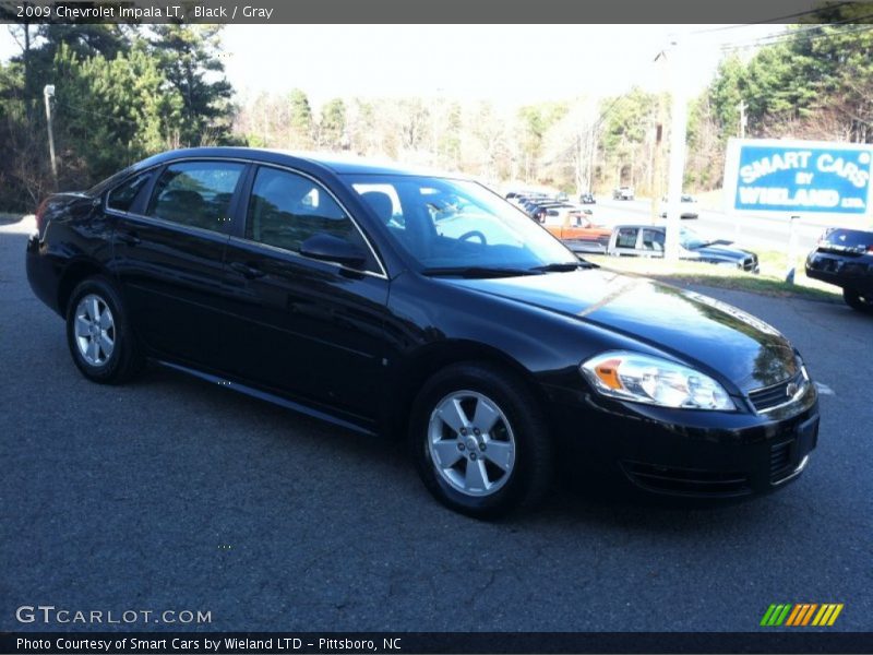 Black / Gray 2009 Chevrolet Impala LT