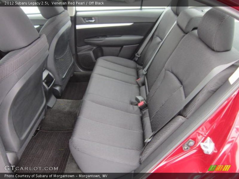  2012 Legacy 2.5i Off Black Interior