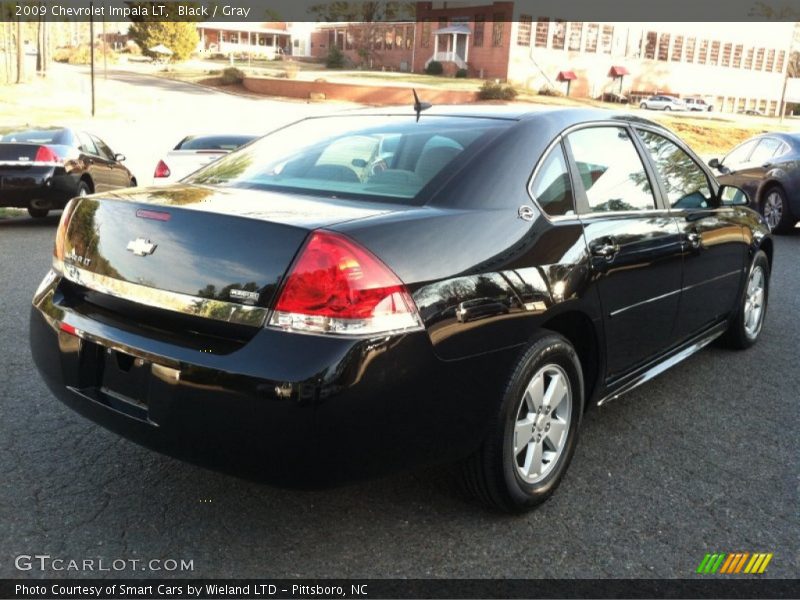 Black / Gray 2009 Chevrolet Impala LT