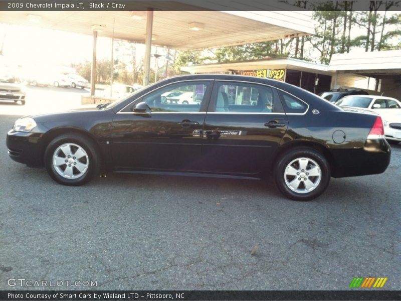 Black / Gray 2009 Chevrolet Impala LT