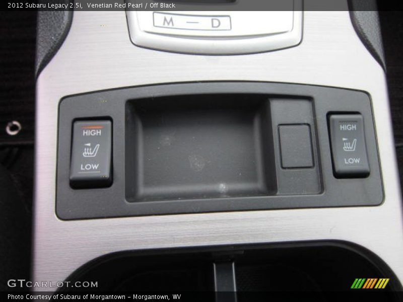 Venetian Red Pearl / Off Black 2012 Subaru Legacy 2.5i