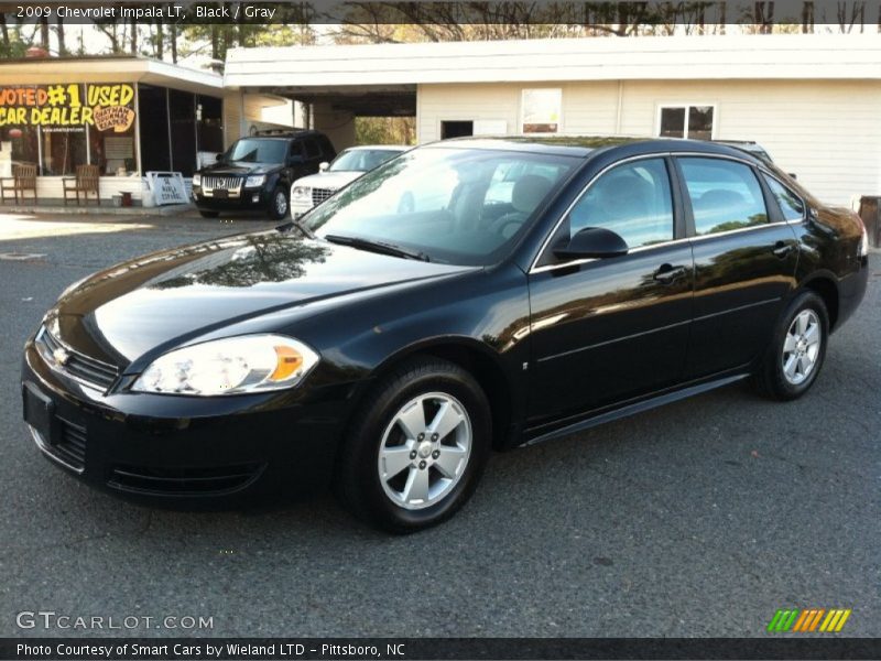 Black / Gray 2009 Chevrolet Impala LT