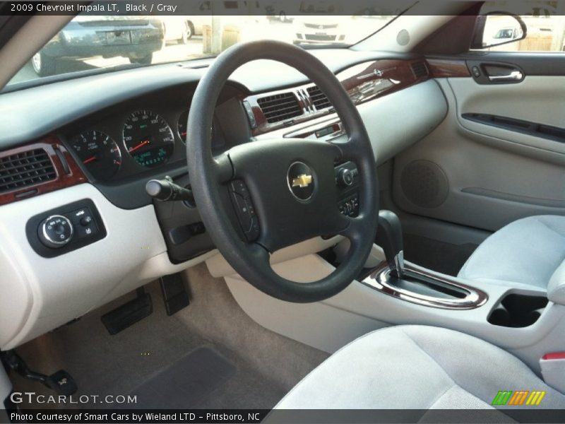 Black / Gray 2009 Chevrolet Impala LT