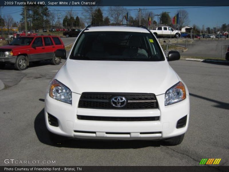 Super White / Dark Charcoal 2009 Toyota RAV4 4WD