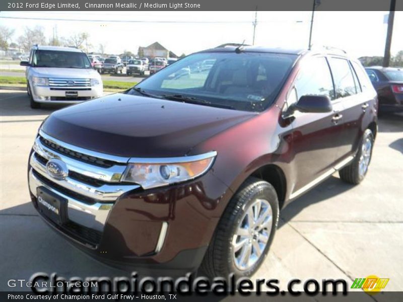 Cinnamon Metallic / Medium Light Stone 2012 Ford Edge Limited