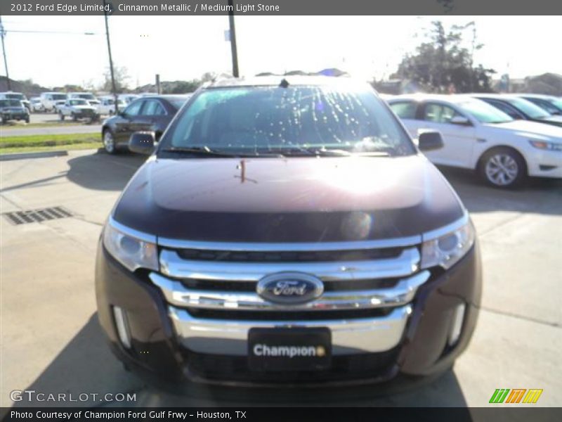 Cinnamon Metallic / Medium Light Stone 2012 Ford Edge Limited