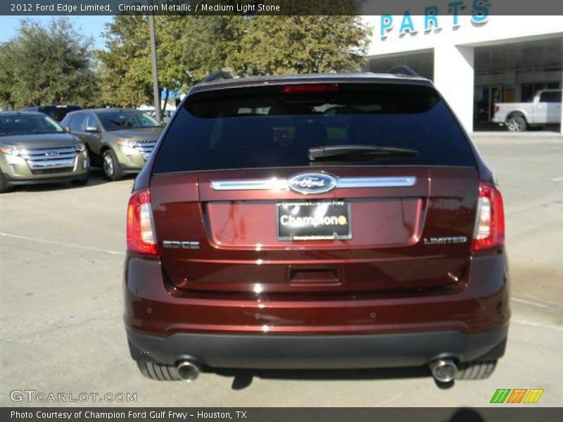 Cinnamon Metallic / Medium Light Stone 2012 Ford Edge Limited