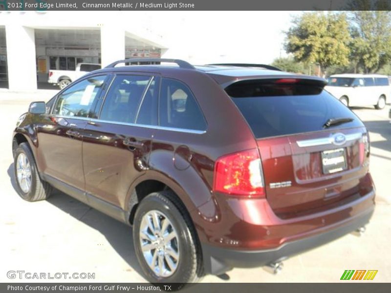 Cinnamon Metallic / Medium Light Stone 2012 Ford Edge Limited