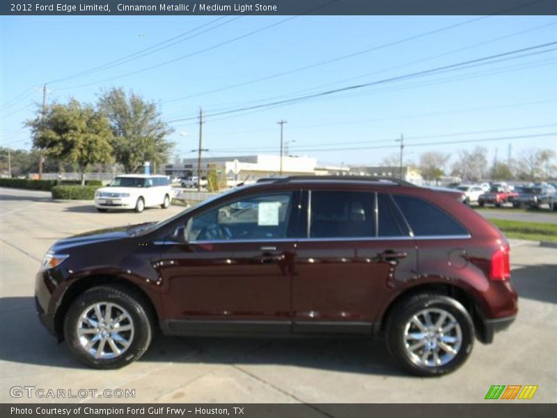 Cinnamon Metallic / Medium Light Stone 2012 Ford Edge Limited