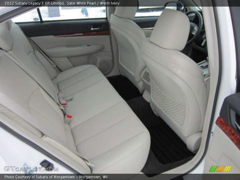 Satin White Pearl / Warm Ivory 2012 Subaru Legacy 3.6R Limited