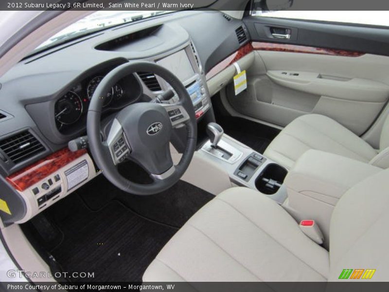  2012 Legacy 3.6R Limited Warm Ivory Interior
