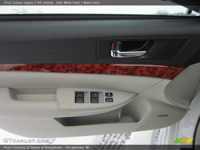 Satin White Pearl / Warm Ivory 2012 Subaru Legacy 3.6R Limited