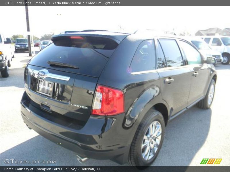 Tuxedo Black Metallic / Medium Light Stone 2012 Ford Edge Limited