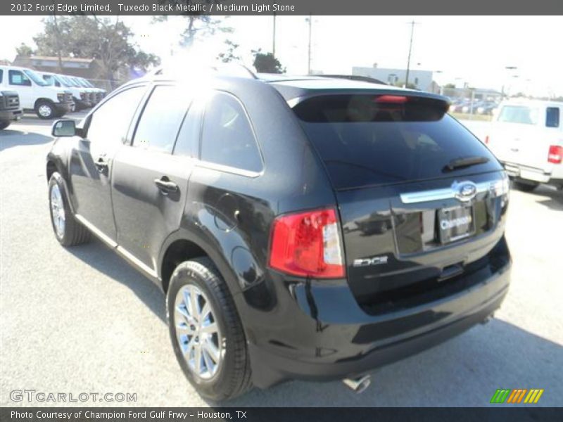 Tuxedo Black Metallic / Medium Light Stone 2012 Ford Edge Limited