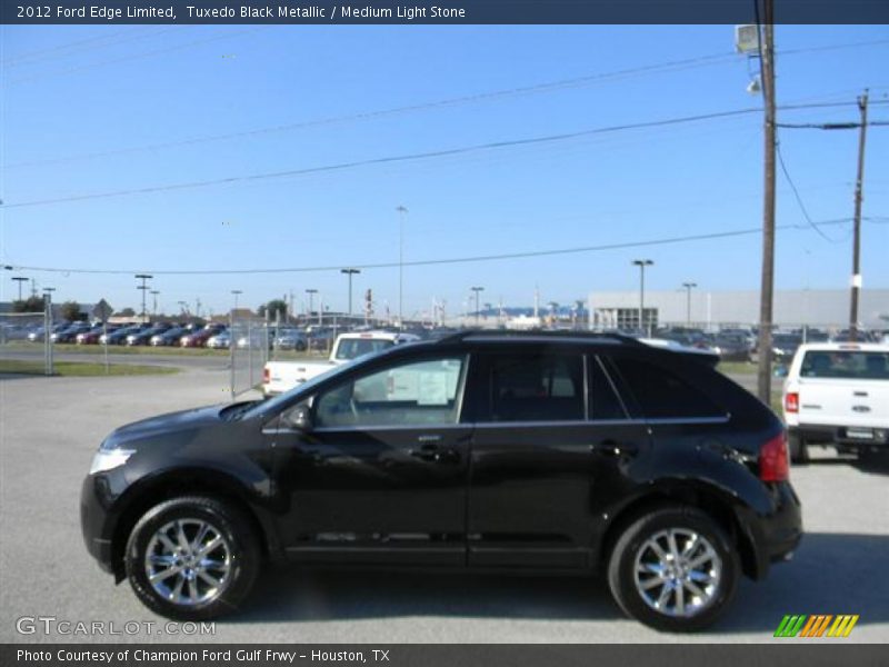 Tuxedo Black Metallic / Medium Light Stone 2012 Ford Edge Limited