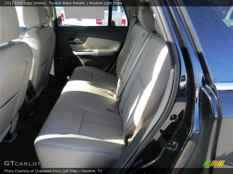 Tuxedo Black Metallic / Medium Light Stone 2012 Ford Edge Limited