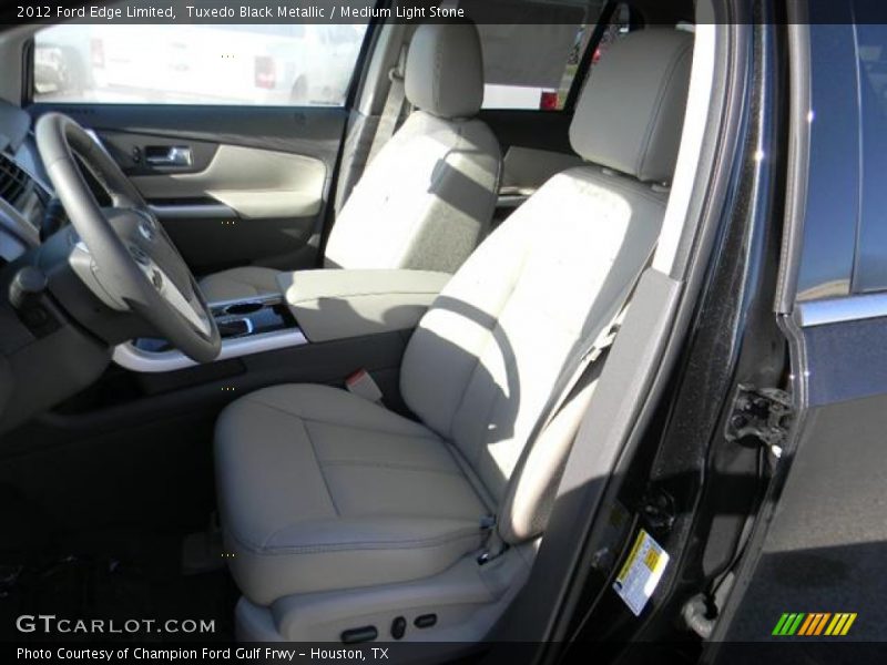 Tuxedo Black Metallic / Medium Light Stone 2012 Ford Edge Limited
