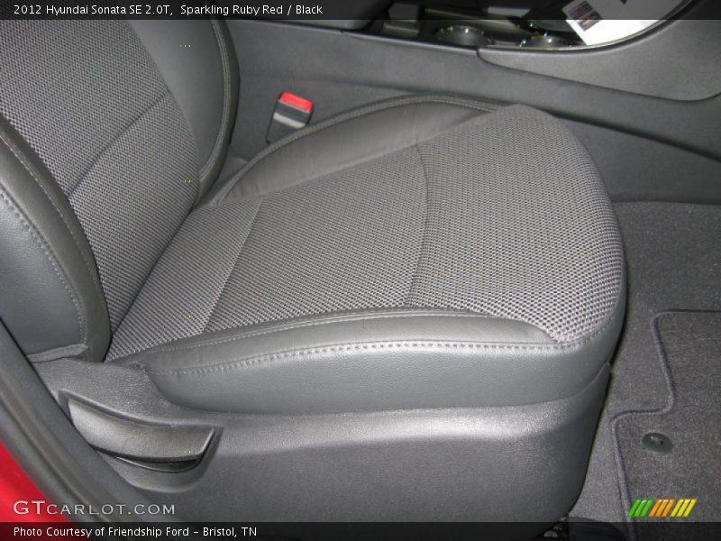 Sparkling Ruby Red / Black 2012 Hyundai Sonata SE 2.0T