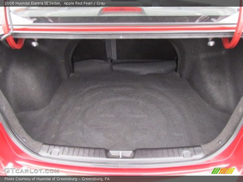 Apple Red Pearl / Gray 2008 Hyundai Elantra SE Sedan